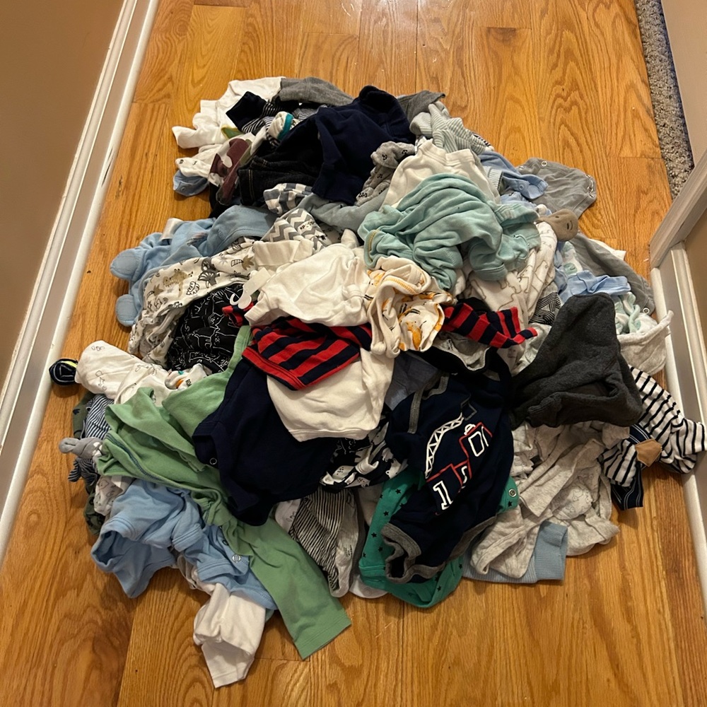 Bundle of Baby Boy Clothes 0-6 months